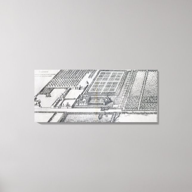 Impressão Em Tela Chateau de Dampierre, vista do patrimônio, de Le (Frente)