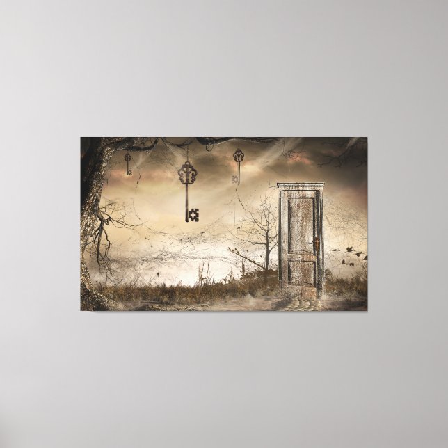 Impressão Em Tela "Chave da porta" (Frente)