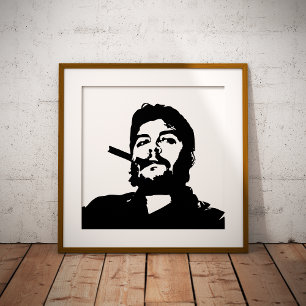 Impressão Em Tela Che Guevara, Comandante, Revolução, Cuba, Havana