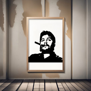 Impressão Em Tela Che Guevara, Comandante, Revolução, Cuba, Havana