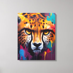 Impressão Em Tela Cheetah Animal Discovery Adventure Nature Planet