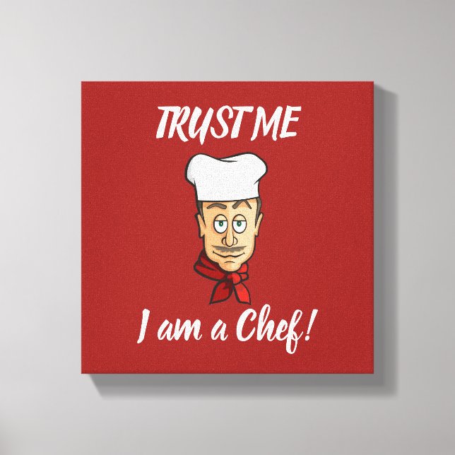 Impressão Em Tela Chef (Frente)