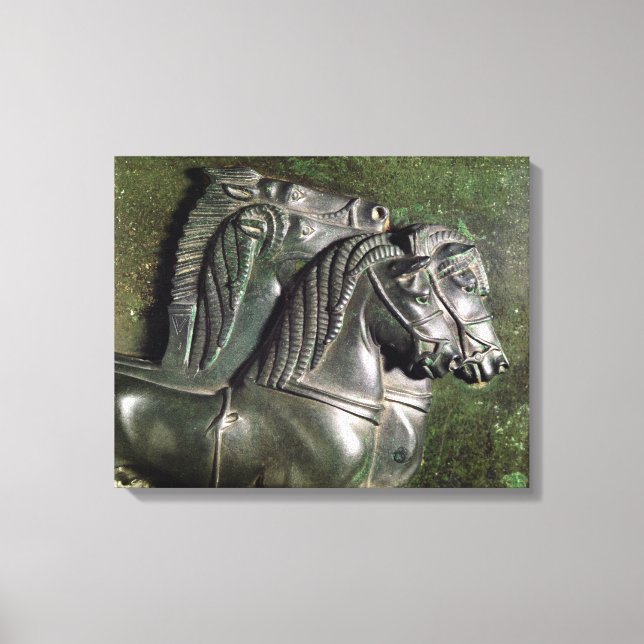 Impressão Em Tela Chefe de cavalo de um quadriga (Frente)
