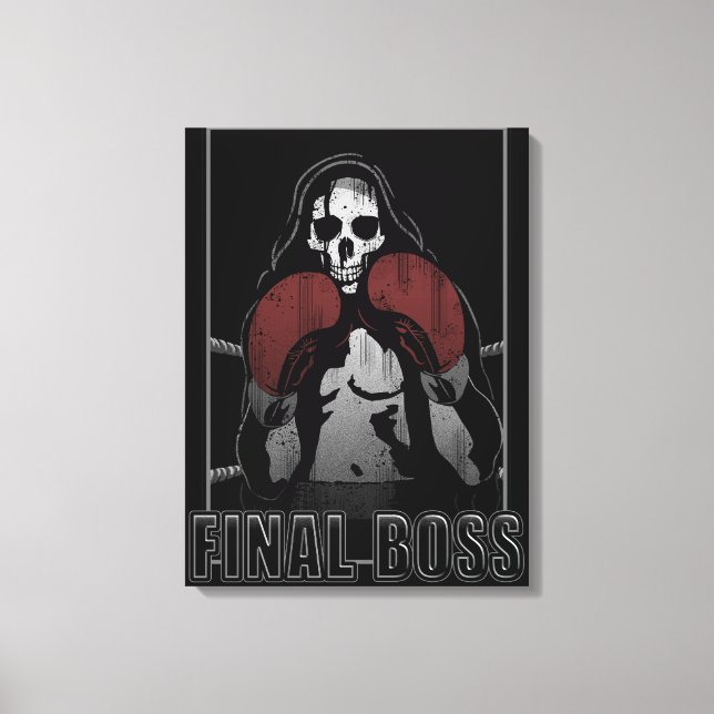 Impressão Em Tela Chefe Final (Frente)