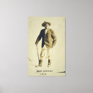 Impressão Em Tela Chefe Geronimo no Retrato Permanente 1904