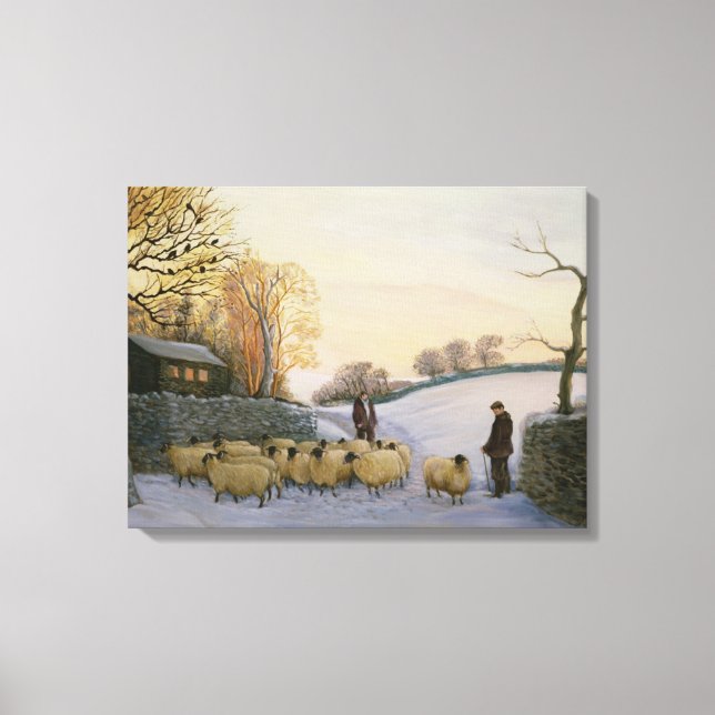 Impressão Em Tela Chegando em casa (Frente)