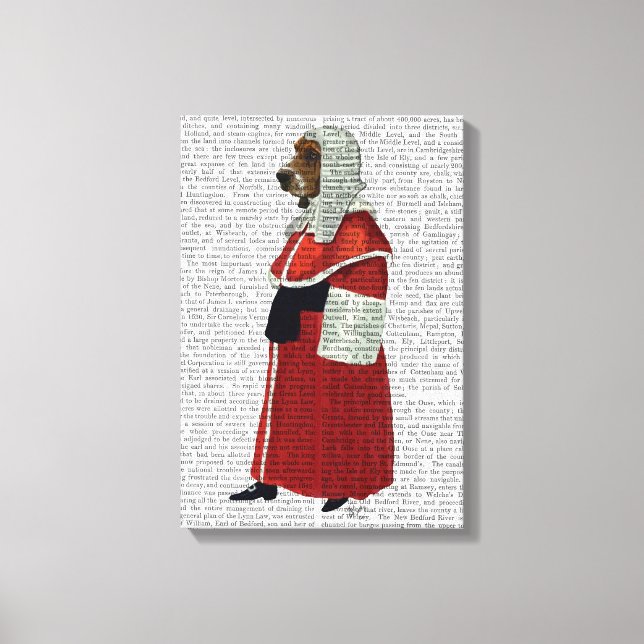 Impressão Em Tela Cheio do Juíza do Hound Basset (Frente)