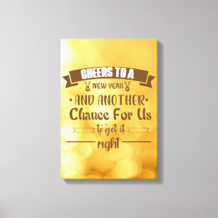 IMPRESSÃO EM TELA CHEIROS PARA UM ANO NOVO E OUTRA OPORTUNIDADE PARA