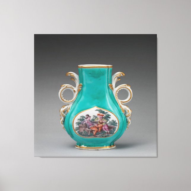 Impressão Em Tela Chelsea Porcelain Turquoise Vase (Frente)
