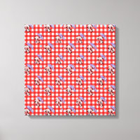 Cheque de Gingham Vermelho