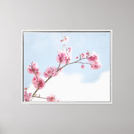 Impressão Em Tela Cherry Blossom no céu