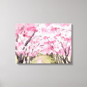 Impressão Em Tela Cherry Blossom Tree Concept Wall Art