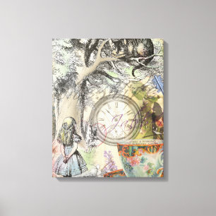 Impressão Em Tela Cheshire Cat Alice Wonderland Classic