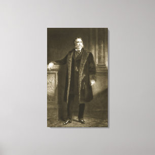 Impressão Em Tela Chester A. Arthur, 2ø presidente da rua unida