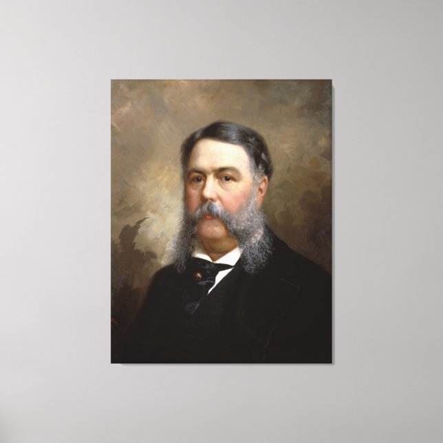 Impressão Em Tela CHESTER A. ARTHUR Retrato de Ole P.H. Balling (Frente)