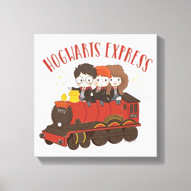 Impressão Em Tela Chibi HOGWARTS EXPRESS™ Ride (Frente)