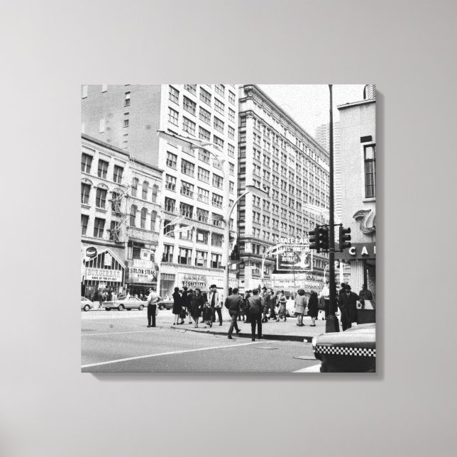 Impressão Em Tela Chicago 1967 State and Lake Theater Casino Royale (Frente)