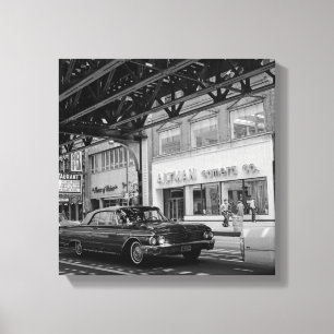 Impressão Em Tela Chicago, 7 de maio de 1967, Wabash Rua. Altman Cam