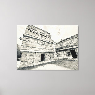 Impressão Em Tela Chichén Itzá: La Iglesia (A Igreja)