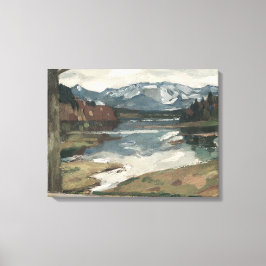 Impressão Em Tela Chiemsee - Leão Putz - Arte Paisagem