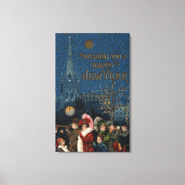 Impressão Em Tela Chifres Brilhantes (Frente)