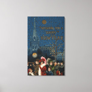 Impressão Em Tela Chifres de sopro da multidão