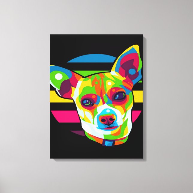 Impressão Em Tela Chihuahua Head_Dog Lover (Frente)