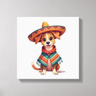 Impressão Em Tela Chihuahua  Mexico  Cinco de Mayo  Funny Dog  (2)