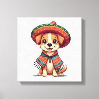 Impressão Em Tela Chihuahua  Mexico  Cinco de Mayo  Funny Dog  (3)