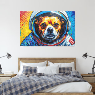 IMPRESSÃO EM TELA CHIHUAHUAS NO ESPAÇO 10