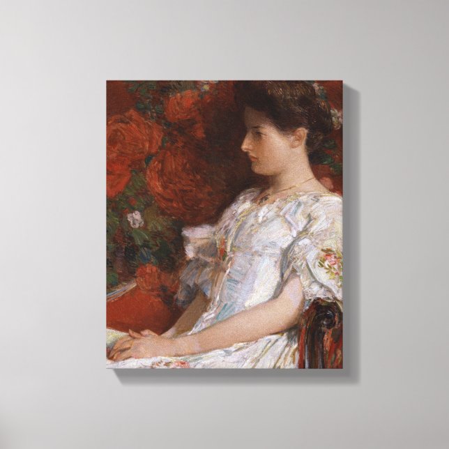 Impressão Em Tela Childe Hassam cadeira vitoriana CC0192 Impressioni (Frente)