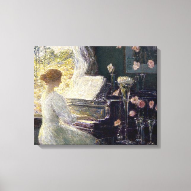 Impressão Em Tela Childe Hassam - O Sonata (Frente)