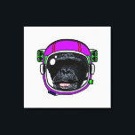 Impressão Em Tela Chimp Pop Art<br><div class="desc">Bobo nunca foi para o espaço,  mas aqui ele está tentando enganar todos a pensar que foi. Você pode ajudá-lo colocando esta bela imagem na sua parede.</div>