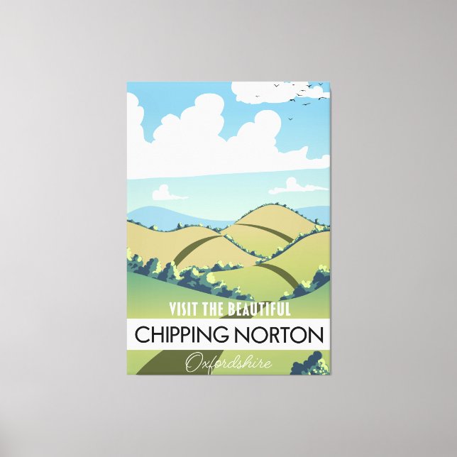 Impressão Em Tela Chipset Norton Oxfordshire Wood Wall Art (Frente)