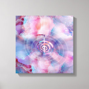 Impressão Em Tela Cho Ku Rei - aguarela delicada