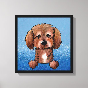 Impressão Em Tela Chocolate KiniArt Havanese