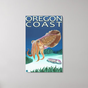Impressão Em Tela Chocos da costa de Oregon