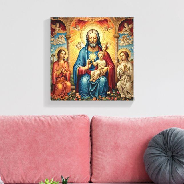 Impressão Em Tela Christian Wall Art Motif (Insitu(Sala de estar))
