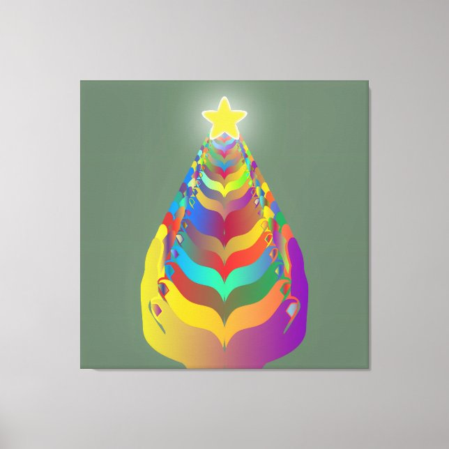 Impressão Em Tela Christmas Hope and Togetherness (Frente)