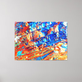 Impressão Em Tela Chromatic Terrain Abstraction