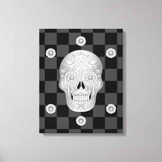 Impressão Em Tela Chrome Calavera Watch (Frente)