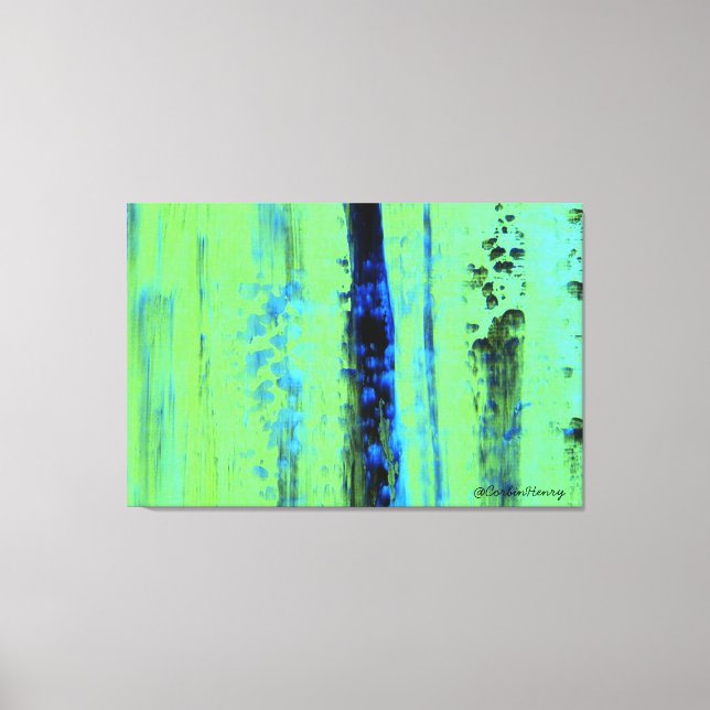 Impressão Em Tela Chuva Urbana (Frente)