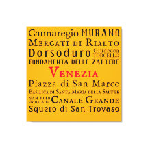 Ciao Venezia! Impressão de tela