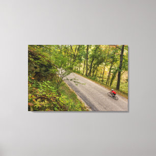 Impressão Em Tela Ciclismo Em Estrada Rural