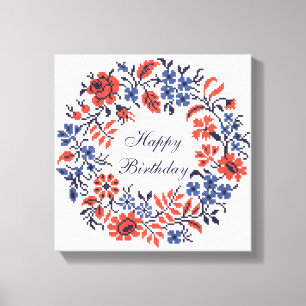 Impressão Em Tela Ciclo de flores