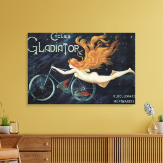 Impressão Em Tela Ciclos Gladiadores, Arte Vitoriana Vintage Nouveau