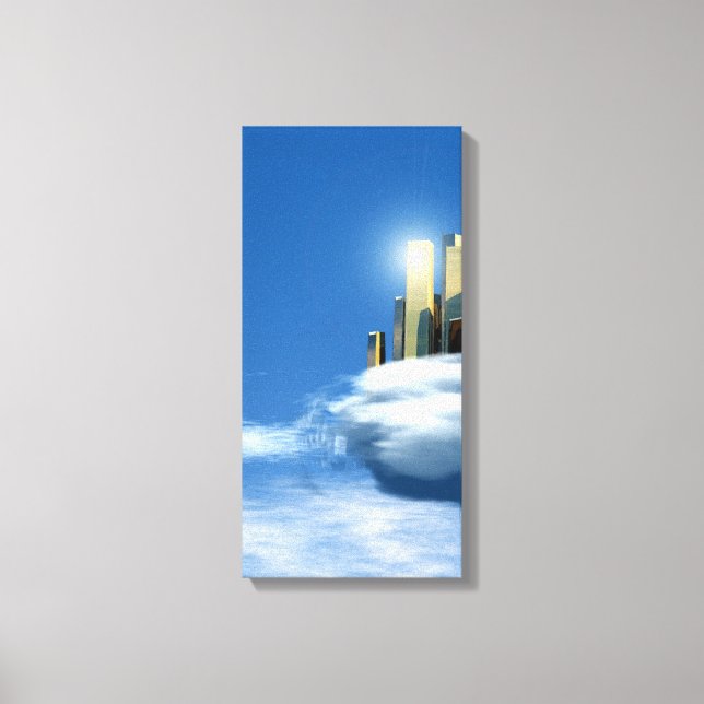 Impressão Em Tela Cidade Celestial 1-3 (Frente)