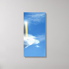 Impressão Em Tela Cidade Celestial 3-3