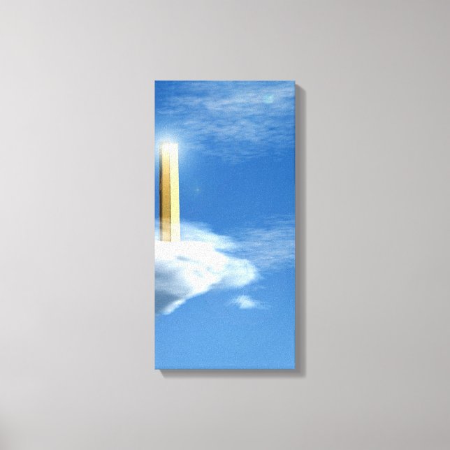 Impressão Em Tela Cidade Celestial 3-3 (Frente)