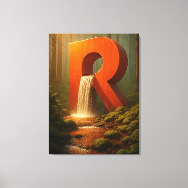 Impressão Em Tela Cidade da Floresta (Frente)